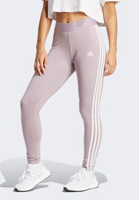 adidas Sportswear - ESSENTIALS STRIPES LEGGINGS - Tights - preloved fig   white Miniaturebillede 1