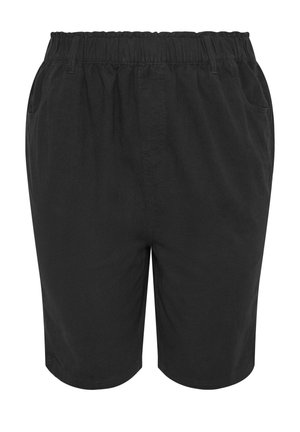 Yours Clothing, ELASTICATED  - Shorts - black