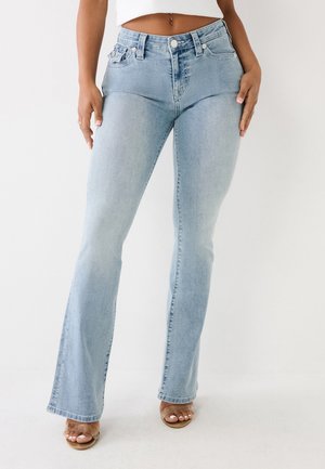 BECCA MID RISE  FLAP - Jeans bootcut - blue