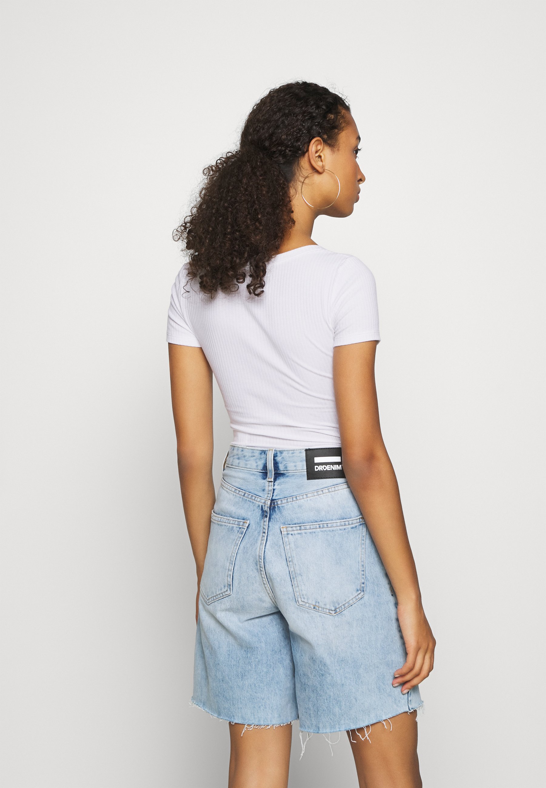 Hollister Co. BODYSUIT BASIC 2 PACK T shirts blackwhite Hollister Co. BODYSUIT BASIC 2 PACK - T-shirts - black/white