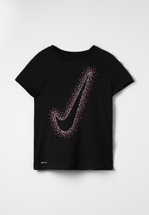 DRY TEE POLKA DOT BURST - T-shirt imprimé - black