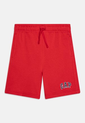 LOGO BOYS - Tracksuit bottoms - modern red