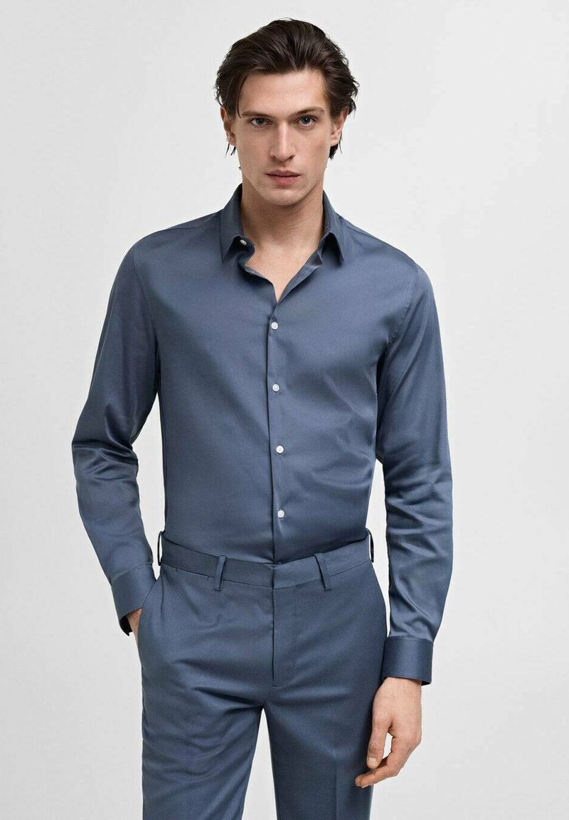 Mango Formálna košeľa - dark blue