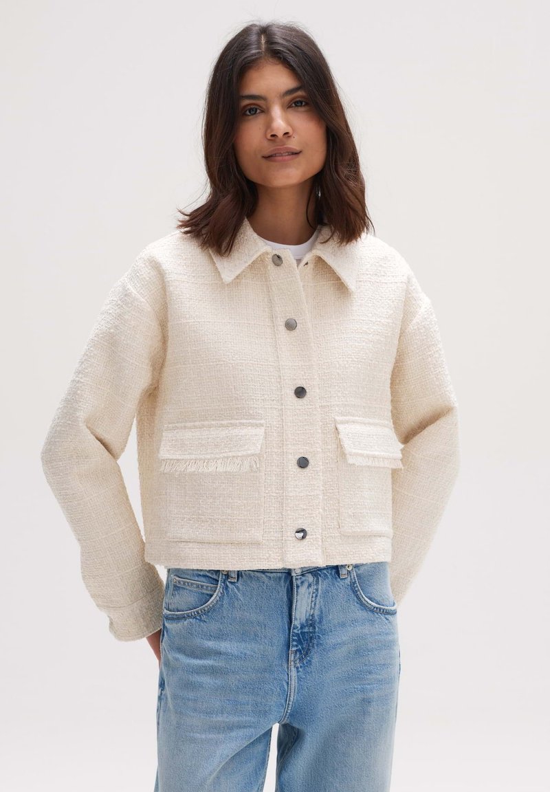 Opus HAYLA - Leichte Jacke - natural glaze/beige - Zalando.at