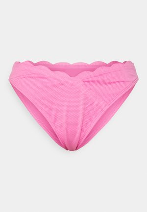 Hunkemöller SCALLOP HIGH LEG R - Bikinibroekje - pink