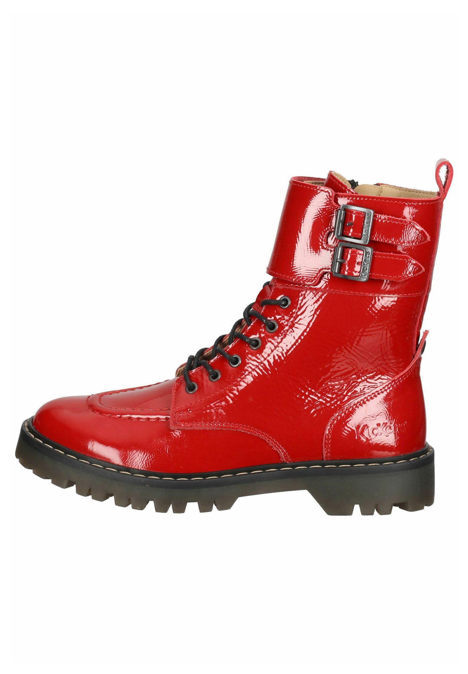 Kickers Lace-up ankle boots - rouge 