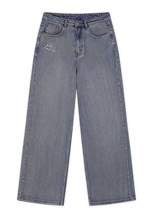 Ed Hardy, Jeans Relaxed Fit - distressed blue wash