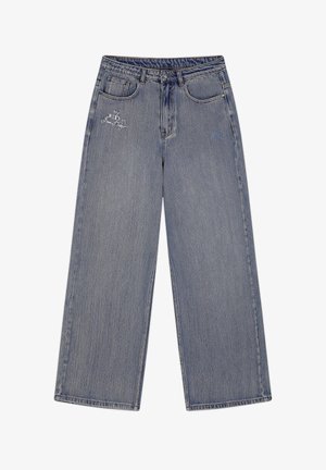 Ed Hardy, Jeans Relaxed Fit - distressed blue wash