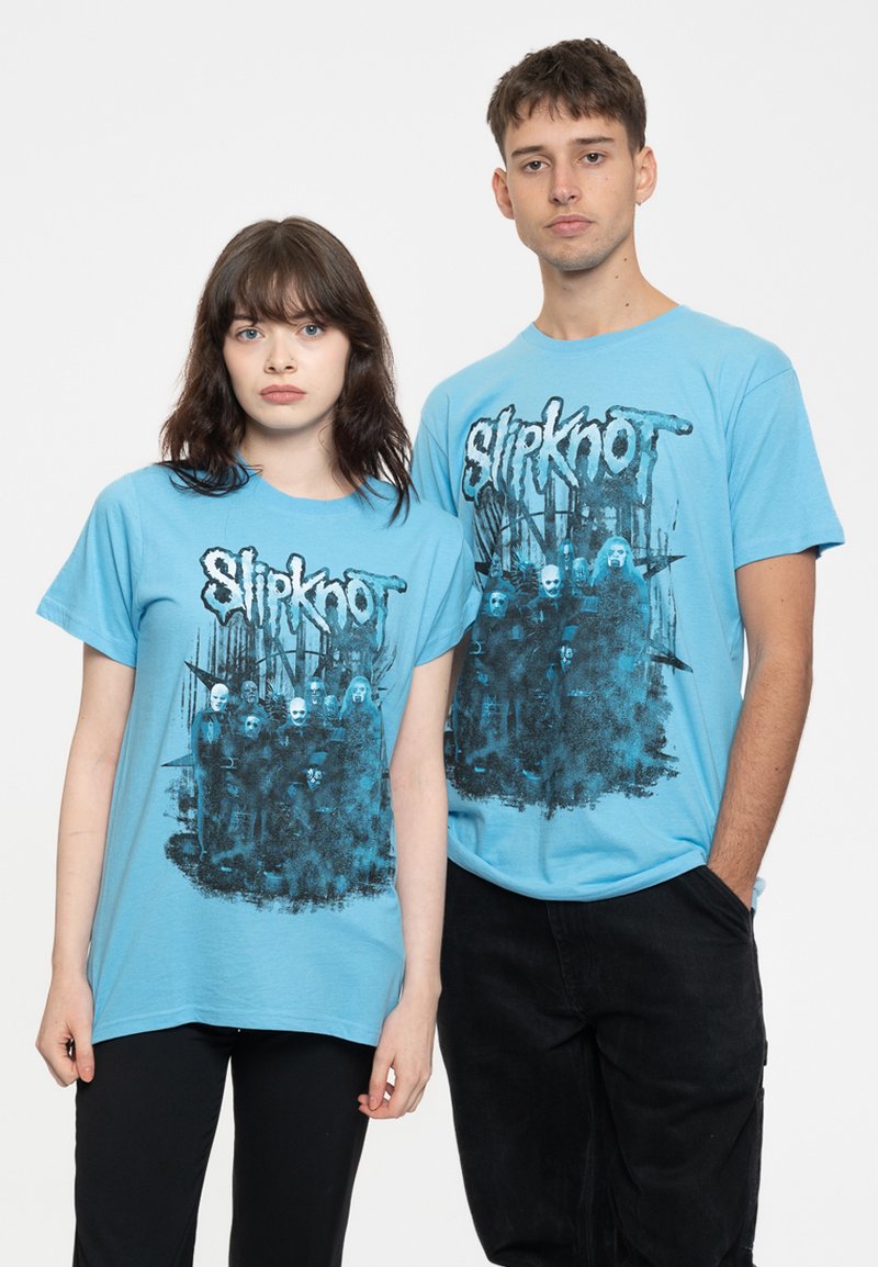 Paradiso Clothing SLIPKNOT THE END SO FAR BAND - Print T-shirt - blue