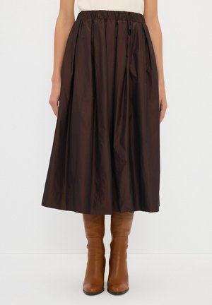 adL TATLETA - A-line skirt - brown