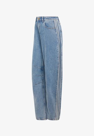 adidas Originals, BARREL PNT D - Jean boyfriend - worn blue denim