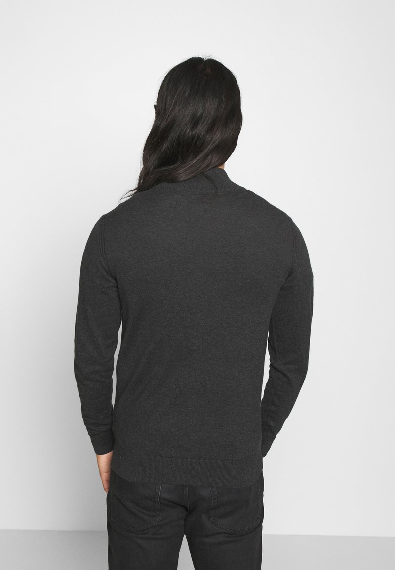 Herren Strickjacken | INDICODE JEANS ANCONA Strickpullover charcoal mix/grau - VO57304 Herren Strickjacken | INDICODE JEANS ANCONA Strickpullover charcoal mix/grau - VO57304