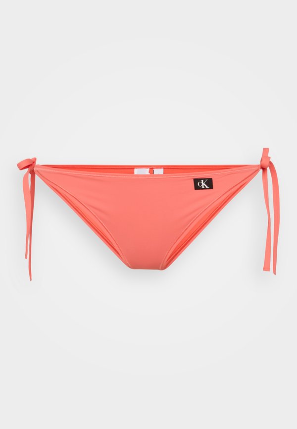 SIDE TIE - Bikini bottoms - dazzling coral3