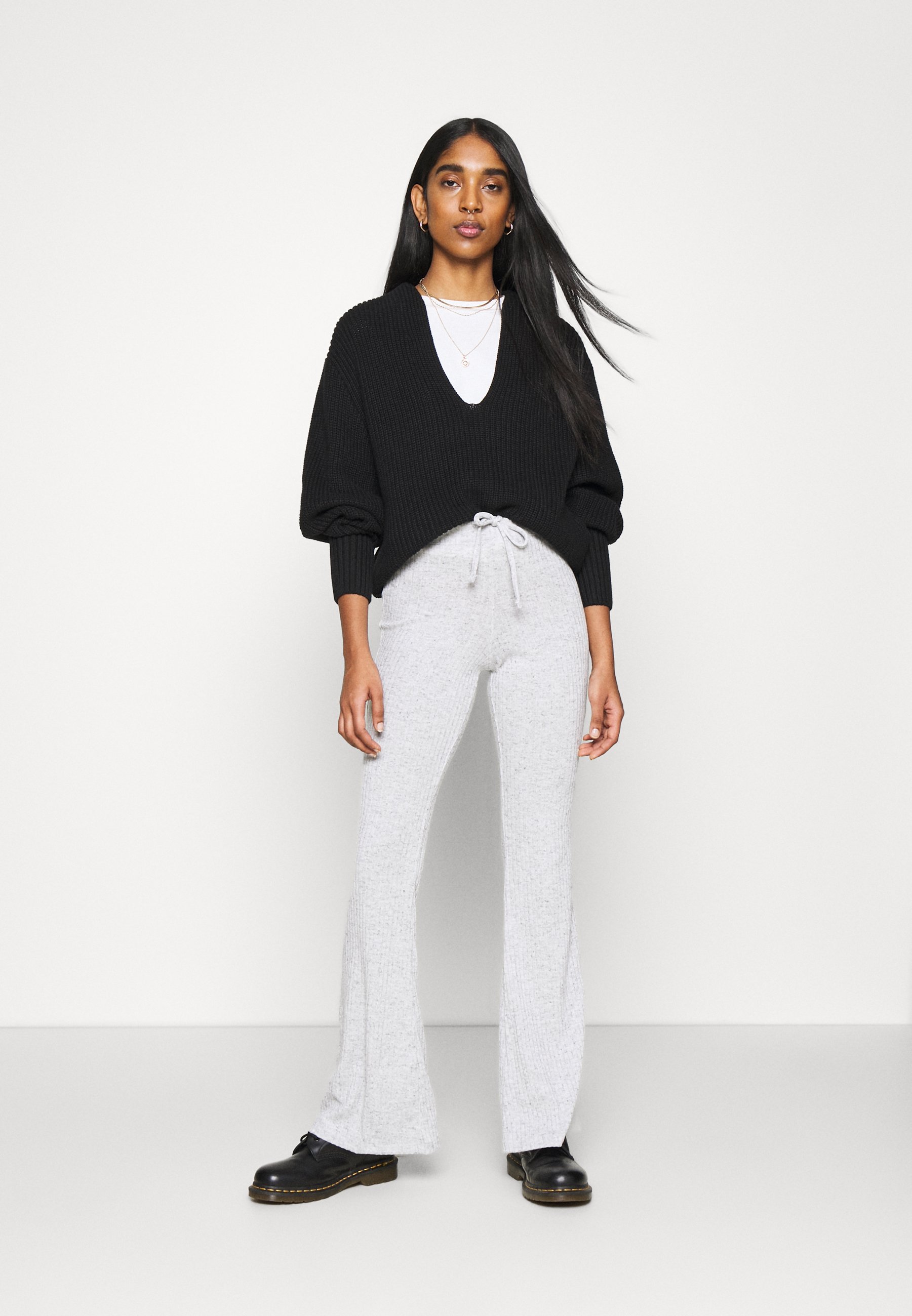 Topshop TIE FLARE - Tracksuit bottoms 