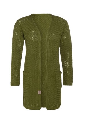 Knit Factory LUNA - Vest - moss green