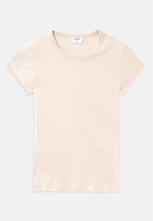 FINE TEE - Jednoduché tričko - dusty pink