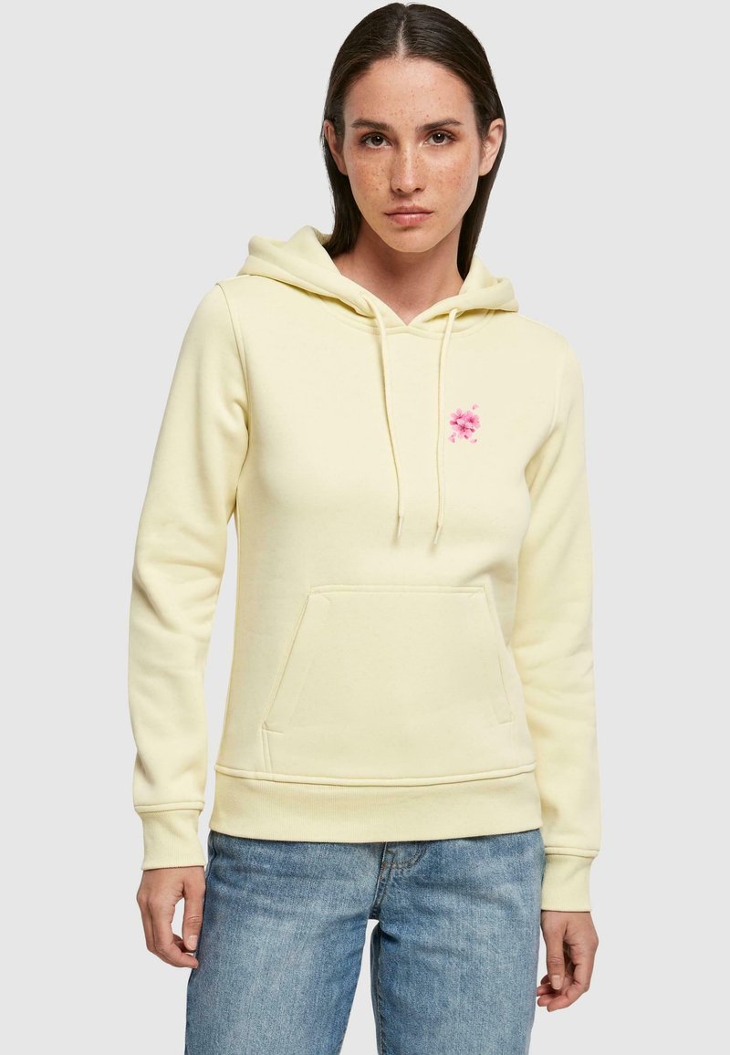 Mister Tee SELF LOVE CLUB - Felpa con cappuccio - softyellow