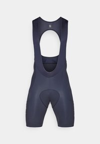MENS BREVET CARGO BIB SHORTS - Traksidega lühikesed rattapüksid - dark navy/white