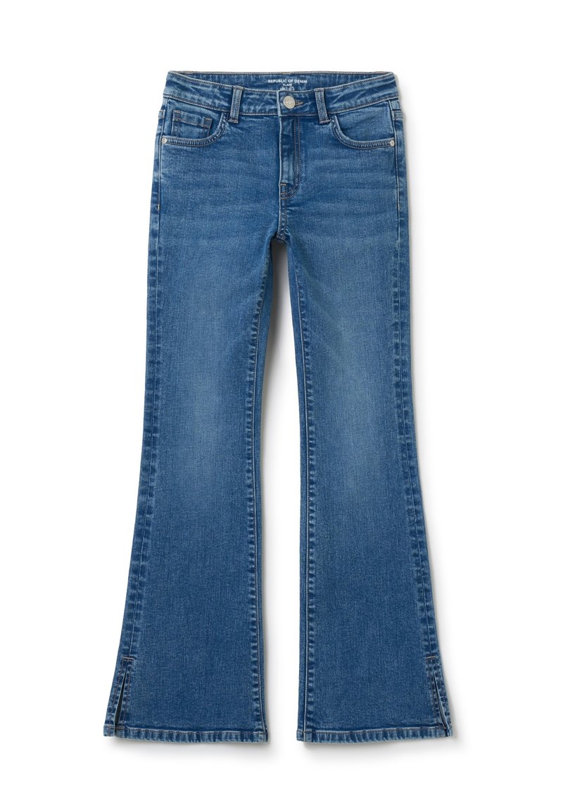 OVS WITH FADING - Vaqueros a campana - medium wash