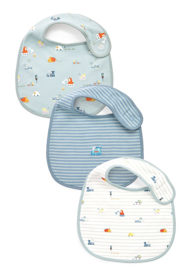 Inter, Bavaglino Neonato, Righe Nerazzurre e Logo Unisex-Bimbi 0-24