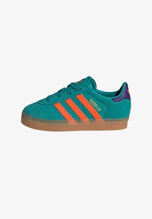GAZELLE UNISEX - Baskets basses - pure tealimpact orangecollegiate purple