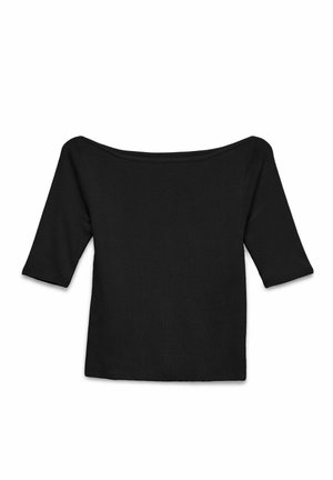 Vero Moda, KNITTED PULLOVER VMHELENA KNITTED PULLOVER - T-shirt basique - black