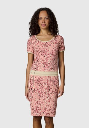 Ragwear SOMMERKLEID BAOMI ZOO YOUMODO - Jerseykjole - pink