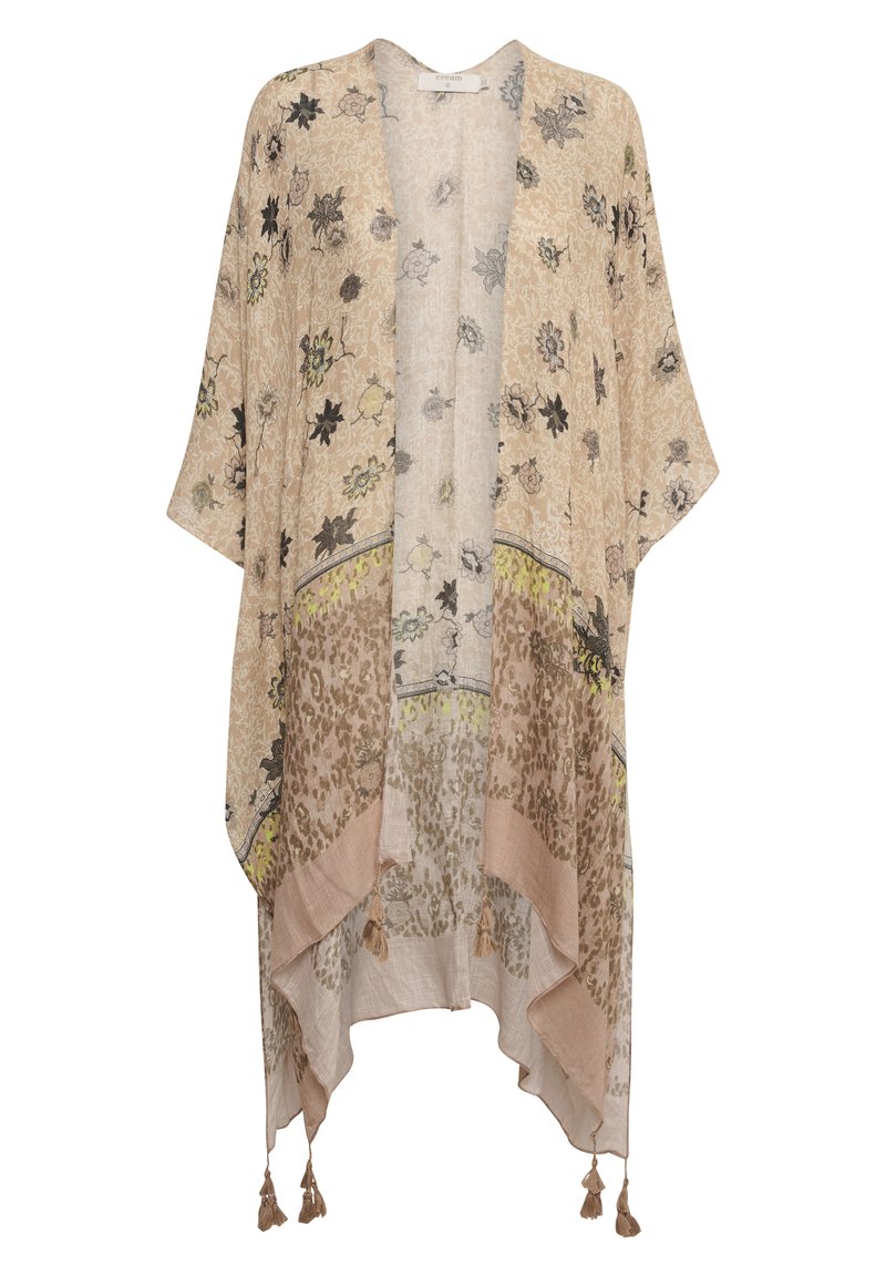 Cream - MSHE KIMONO - Cape - vintage sarasa, Enlarge