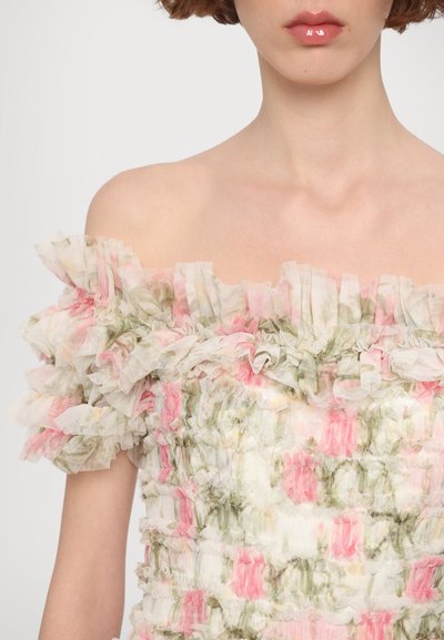 Needle & Thread ROSE LISETTE OFF SHOULDER GOWN - Galajurk - moonshine/pink