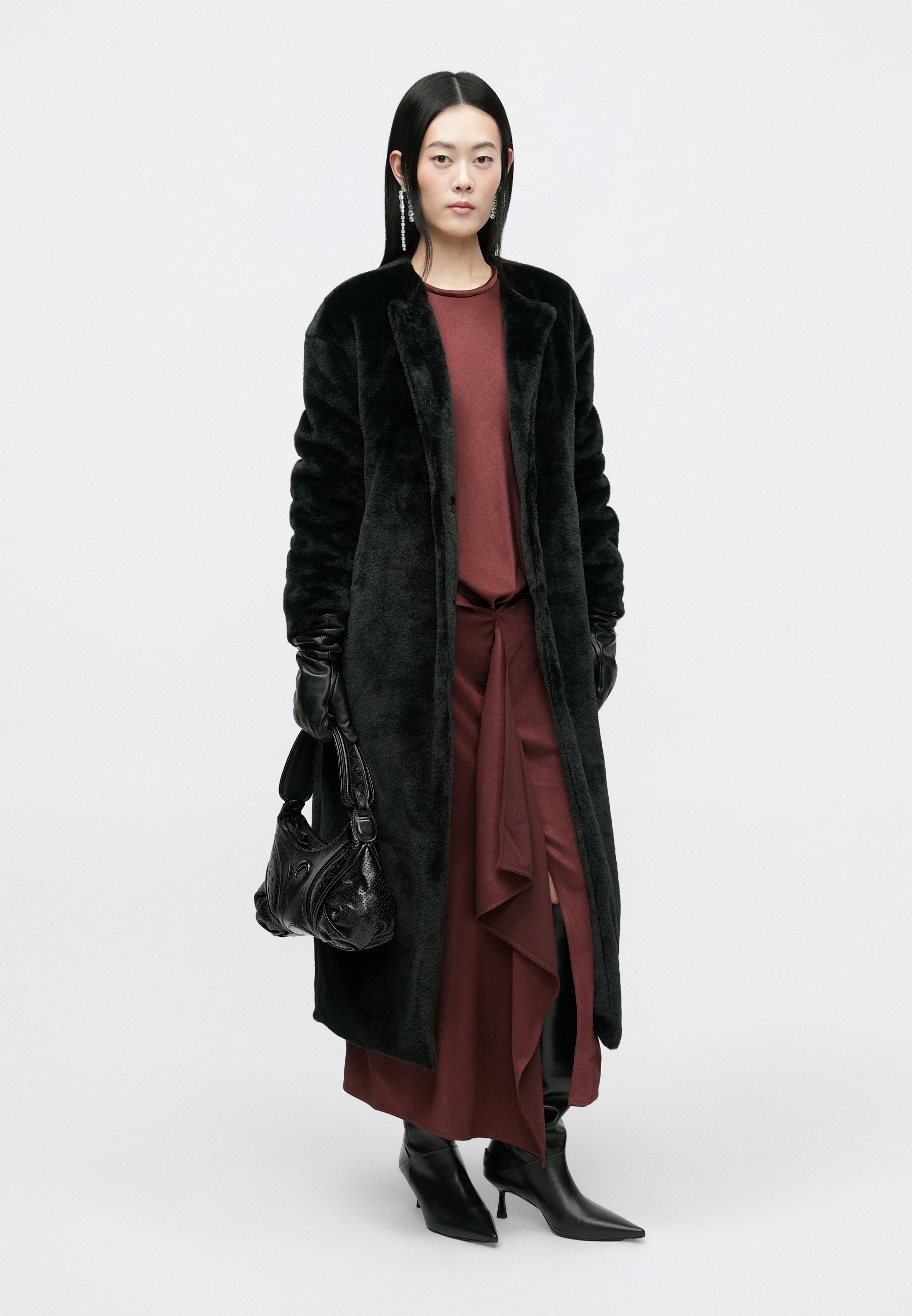 STAND STUDIO MIRA COAT - Mantel - ash brown/donkerbruin - Zalando.nl