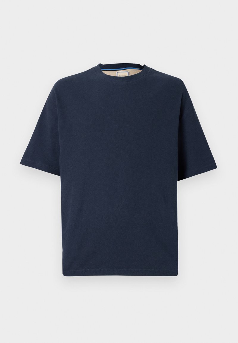 Brave Soul T-shirt basic donkerblauw