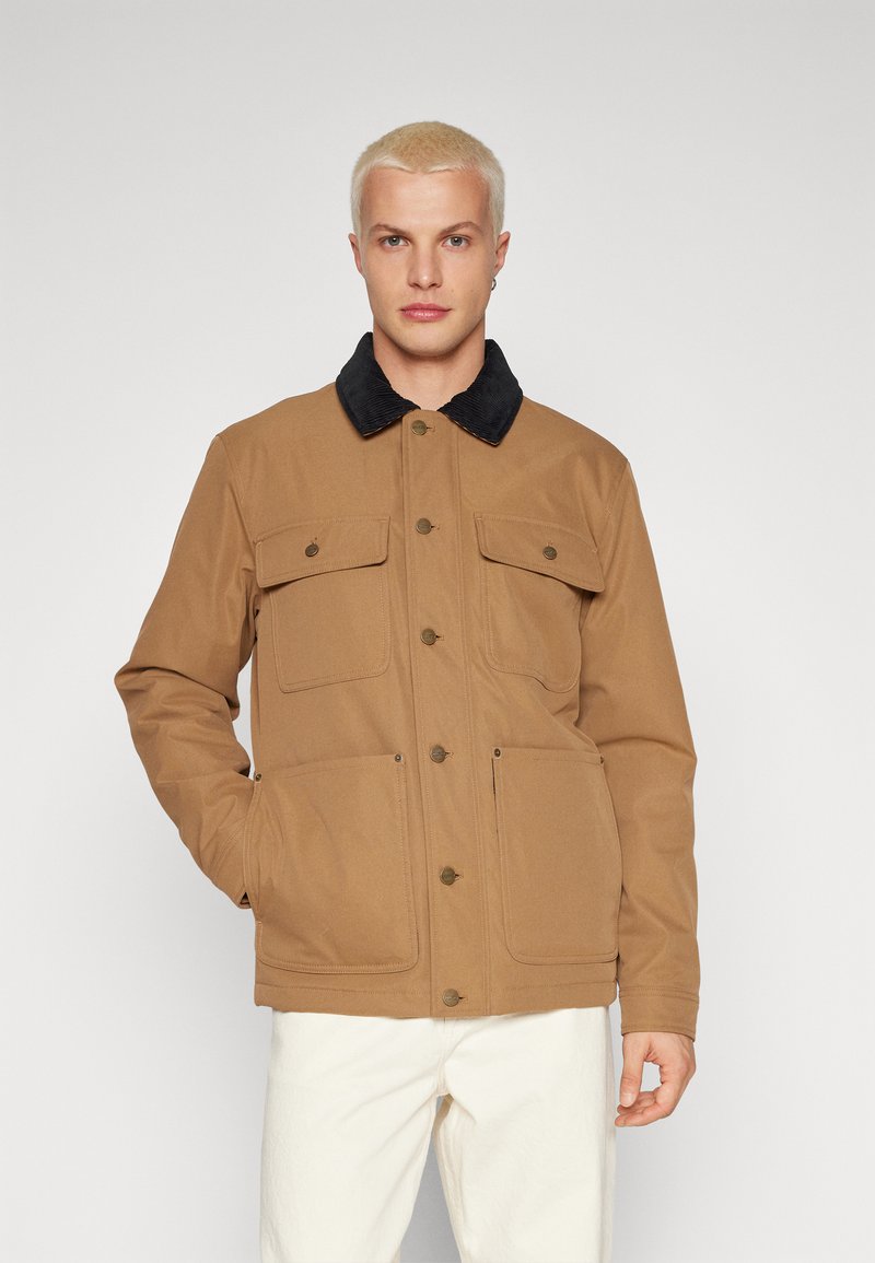 Hollister Co. CHORE JACKET - Veste mi-saison - DARK TAN/marron clair - ZALANDO.FR