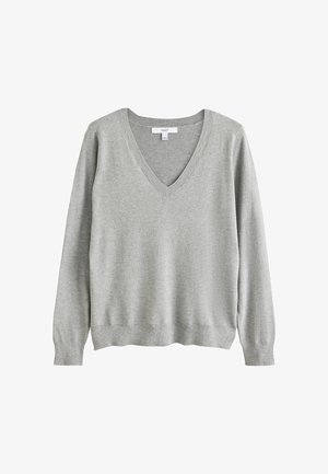 Next, Striktrøje - grey
