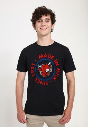 THE LAUGHING COW MADE IN MILK - Print T-shirt - black