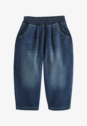 Next, REGULAR FIT - BAGGY LOOSE FIT JEANS - Džínsy voľného strihu - dark wash jersey denim