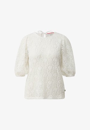QS, BLUSE - Blouse - ecru