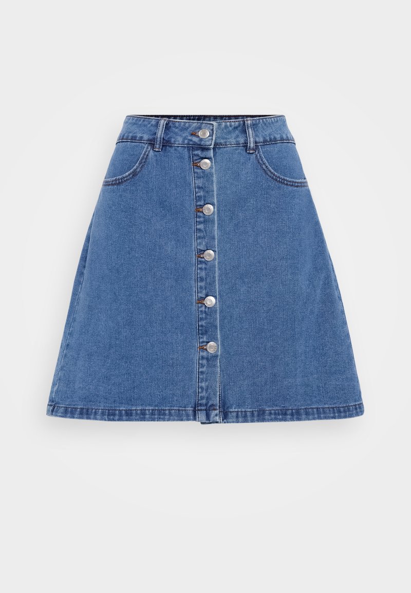 Only Petite Jeansrok blauw denim/bluedenim