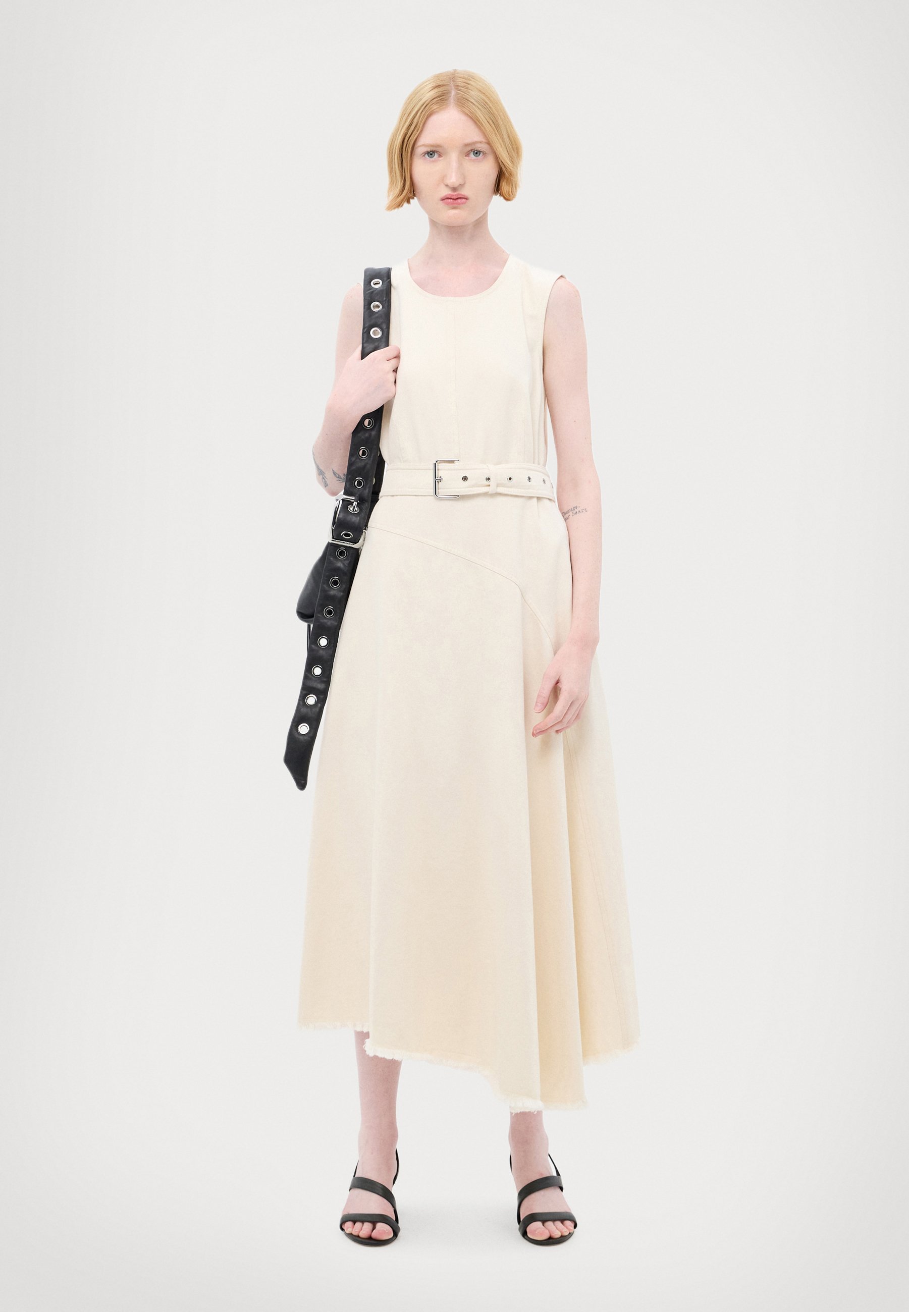 WEEKEND MaxMara DURATA - Denim dress - ecru/off-white