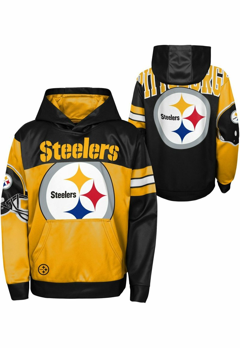 Outerstuff NFL SUBLIMATED GOAL PITTSBURGH STEELERS - Hoodie - black -  Zalando.de