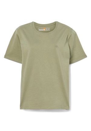 Timberland CORE EMBROIDERED TREE TEE - T-shirt basic - cassel earth