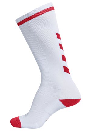 ELITE INDOOR - Kniestrümpfe - white/true red