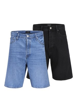 Jack & Jones, JJITONY JJORG 2 PACK - Jeans Shorts - black denim/blue denim