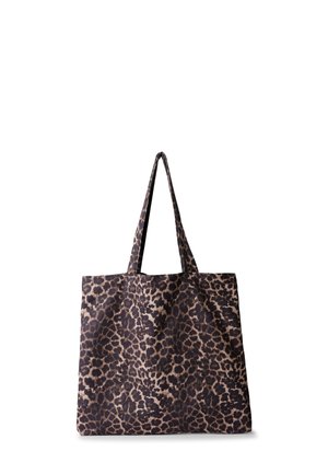 SHOPPER IN MACULATA - Shopping bag - var nero