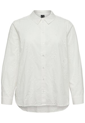 Vero Moda Curve, KARINA SHIRT - Πουκαμίσα με κουμπιά - snow white