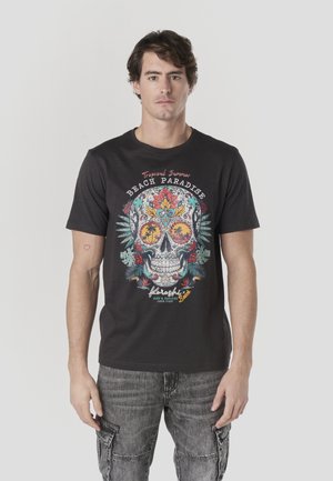 SHORT SLEEVE  - Camiseta estampada - antracita   anthracite