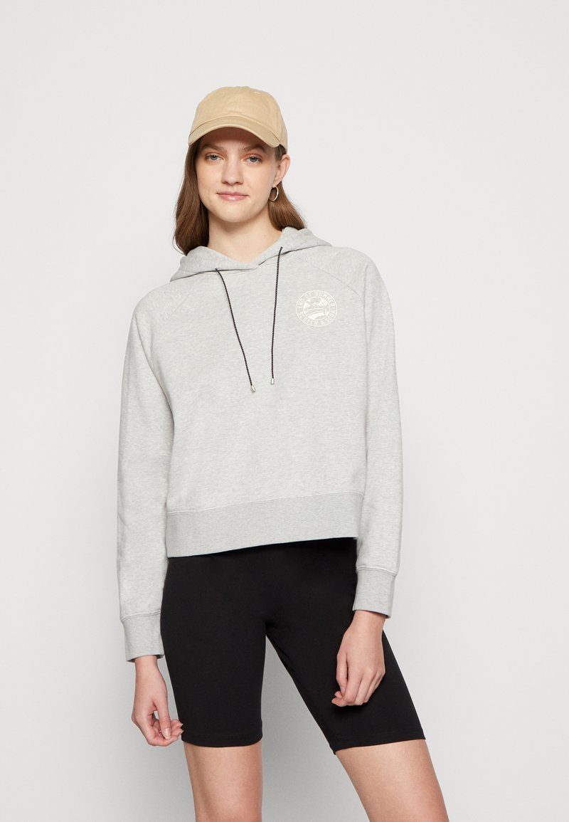 Damen Sweatshirts | Scotch & Soda RELAXED FIT RAGLAN CROPPED HOODIE Sweatshirt light grey melange/hellgrau - XZ13671 Damen Sweatshirts | Scotch & Soda RELAXED FIT RAGLAN CROPPED HOODIE Sweatshirt light grey melange/hellgrau - XZ13671