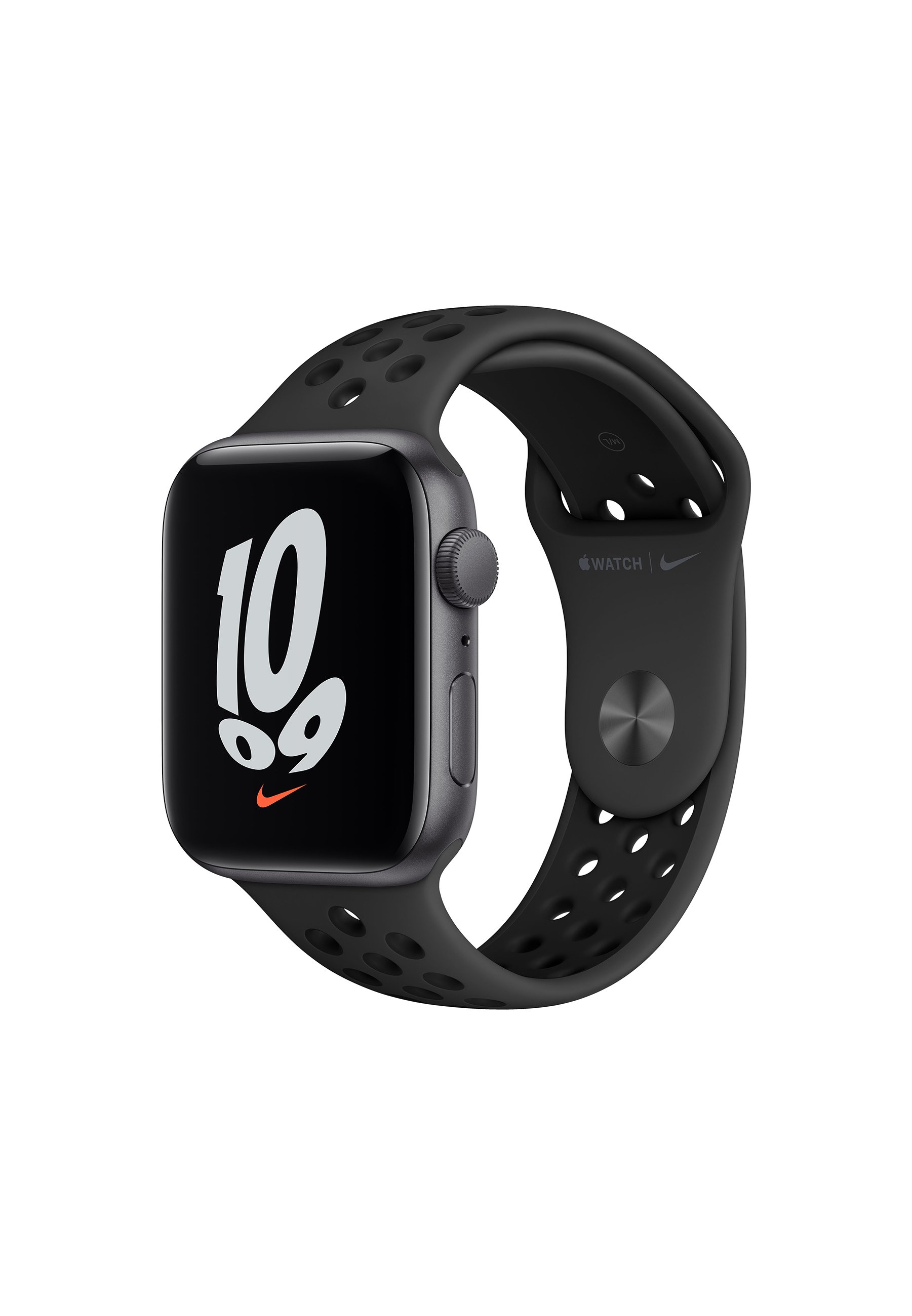 Apple APPLE WATCH NIKE SERIES 7 45MM (GPS) - Smartwatch - midnight  aluminium case with anthracite/black nike sport band/nero - Zalando.it