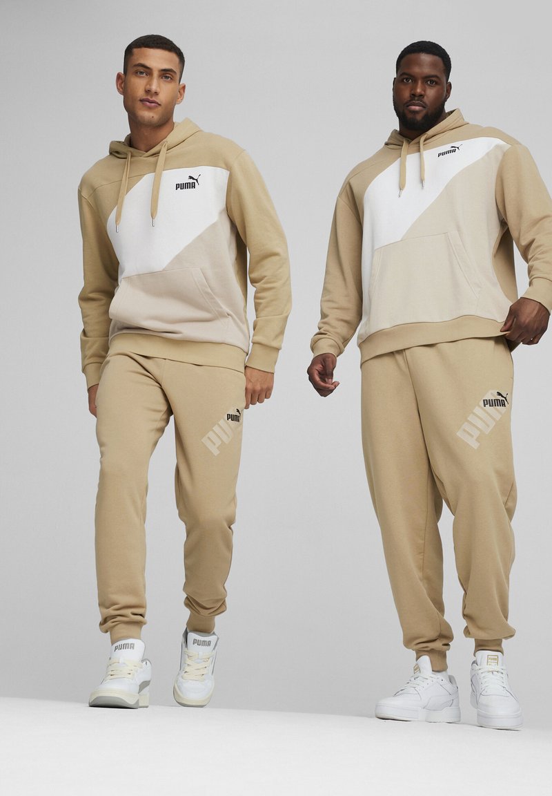 Puma - POWER HOODIE - Ikdienas džemperis - prairie tan, Palielināt