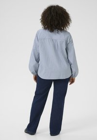 Kaffe Curve MELINA - Blusa - windward blue melange stripe