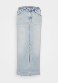 SKIRT HARI - Pencil skirt - light wash indigo